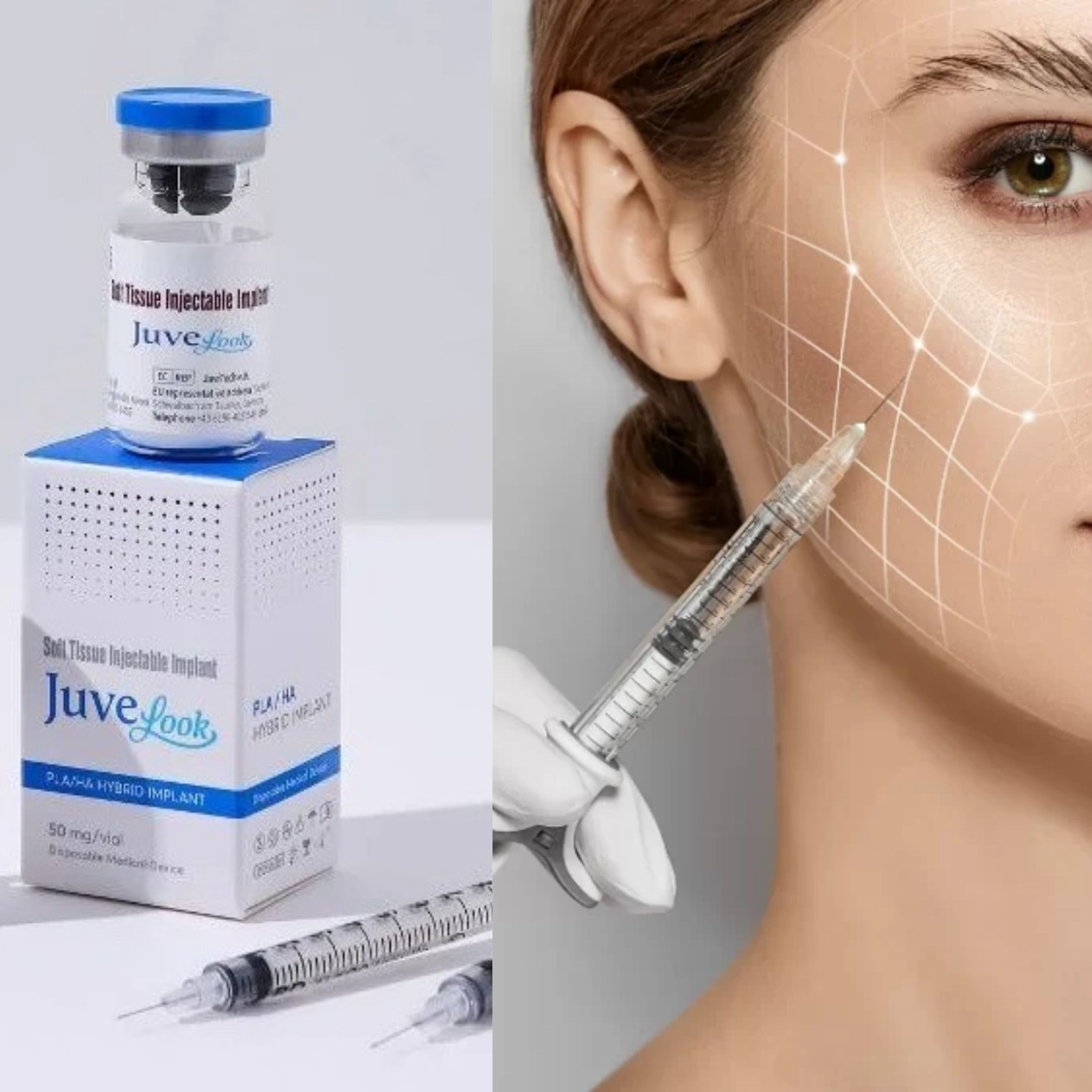 Juvelook 50mg Pdlla Plla + Ha Collagen Stimulator Wrinkle Pouch Filler
